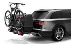 uniwersalność rozwiązania umożliwia na przykład jednoczesne wykorzystanie przestrzeni bagażowej i przewożenie bicykla